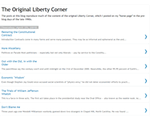 Tablet Screenshot of originallibertycorner.blogspot.com