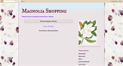 Desktop Screenshot of magnoliamodas.blogspot.com