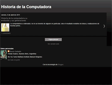 Tablet Screenshot of carballor4o1ahistoriadelacomputadora.blogspot.com