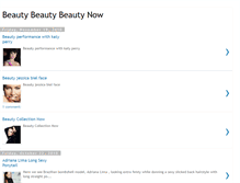 Tablet Screenshot of beautybeautybeautynow.blogspot.com
