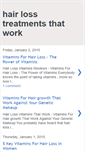 Mobile Screenshot of hairlosstreatmentsthatwork.blogspot.com