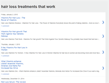 Tablet Screenshot of hairlosstreatmentsthatwork.blogspot.com
