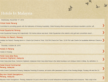 Tablet Screenshot of hotel-malaysia.blogspot.com