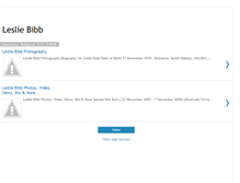 Tablet Screenshot of leslie-bibb-bio.blogspot.com