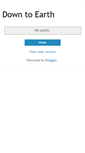Mobile Screenshot of getdowntoearth.blogspot.com