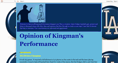 Desktop Screenshot of opinionofkingmansperformance.blogspot.com