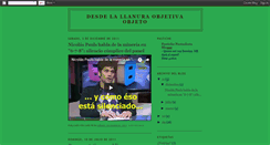 Desktop Screenshot of desdelallanuraobjetivaalpedo.blogspot.com