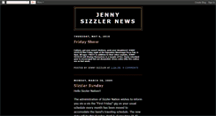 Desktop Screenshot of jennysizzler.blogspot.com