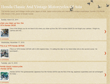 Tablet Screenshot of honda-classicmotorcycles.blogspot.com