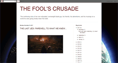 Desktop Screenshot of foolscrusade.blogspot.com