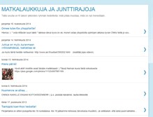 Tablet Screenshot of matkalaukkujajajuntttirajoja.blogspot.com