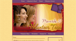 Desktop Screenshot of p31volunteers.blogspot.com