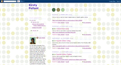 Desktop Screenshot of kirstypellant.blogspot.com