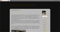 Desktop Screenshot of lifeasweloveitnow.blogspot.com