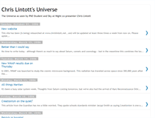 Tablet Screenshot of chrislintott.blogspot.com