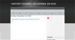 Desktop Screenshot of history-channel-en-espanol.blogspot.com