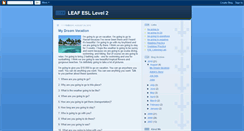 Desktop Screenshot of leafesl2.blogspot.com