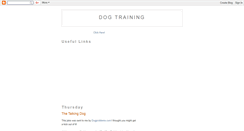 Desktop Screenshot of dog-training-for-you.blogspot.com