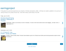 Tablet Screenshot of earringproject.blogspot.com