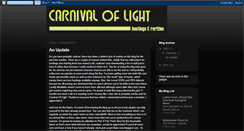 Desktop Screenshot of carnival-of-light.blogspot.com