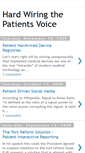 Mobile Screenshot of hardwiringthepatientsvoice.blogspot.com