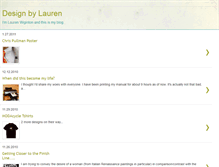 Tablet Screenshot of designbylauren.blogspot.com