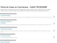 Tablet Screenshot of casasencuernavaca.blogspot.com