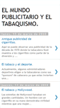 Mobile Screenshot of elmundopublicitarioyeltabaquismo.blogspot.com