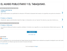 Tablet Screenshot of elmundopublicitarioyeltabaquismo.blogspot.com