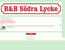 Tablet Screenshot of bnb-sodralycke.blogspot.com