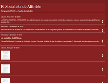 Tablet Screenshot of elsocialistadealfinden.blogspot.com