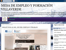 Tablet Screenshot of empleoyformacionvillaverde.blogspot.com