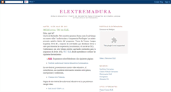 Desktop Screenshot of elextremadura.blogspot.com