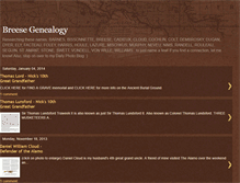 Tablet Screenshot of breesegenealogy.blogspot.com
