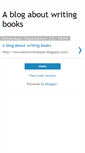 Mobile Screenshot of hownottowriteabook.blogspot.com