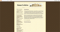 Desktop Screenshot of humanancestors.blogspot.com