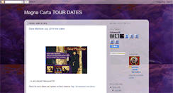 Desktop Screenshot of magnacartatour.blogspot.com