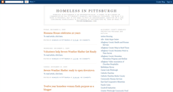 Desktop Screenshot of homelessinpittsburgh.blogspot.com