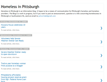 Tablet Screenshot of homelessinpittsburgh.blogspot.com