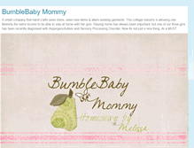 Tablet Screenshot of bumblebabymommy.blogspot.com