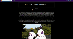 Desktop Screenshot of pattenbaseball.blogspot.com