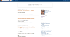 Desktop Screenshot of agentwatson.blogspot.com