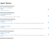 Tablet Screenshot of agentwatson.blogspot.com