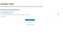 Tablet Screenshot of olyspiessuck.blogspot.com
