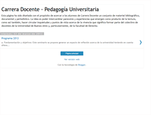 Tablet Screenshot of pedagogiauniversitaria-carreradocente.blogspot.com