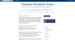 Desktop Screenshot of cleddensresidents.blogspot.com