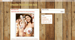 Desktop Screenshot of erectiledysfunction-info.blogspot.com