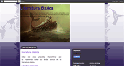 Desktop Screenshot of literaturaclasica1101.blogspot.com