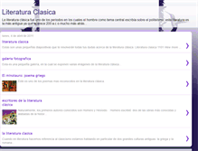 Tablet Screenshot of literaturaclasica1101.blogspot.com