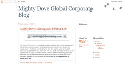 Desktop Screenshot of mightydoveglobal.blogspot.com